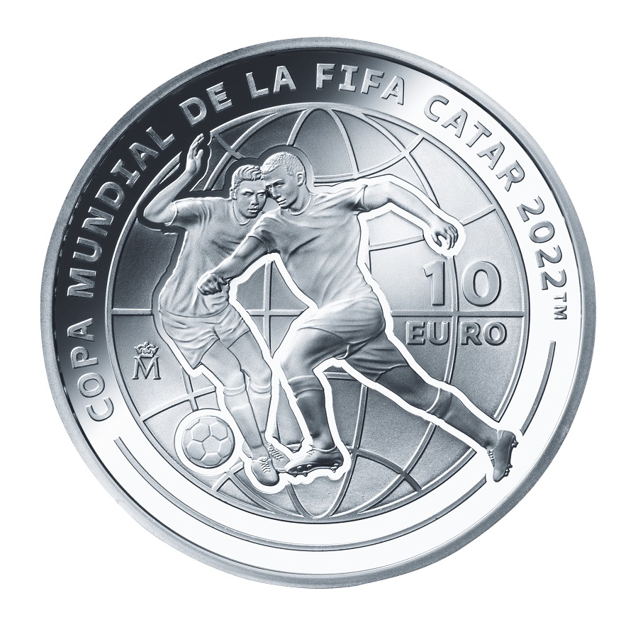 10_スペイン10ユーロ銀貨 裏面