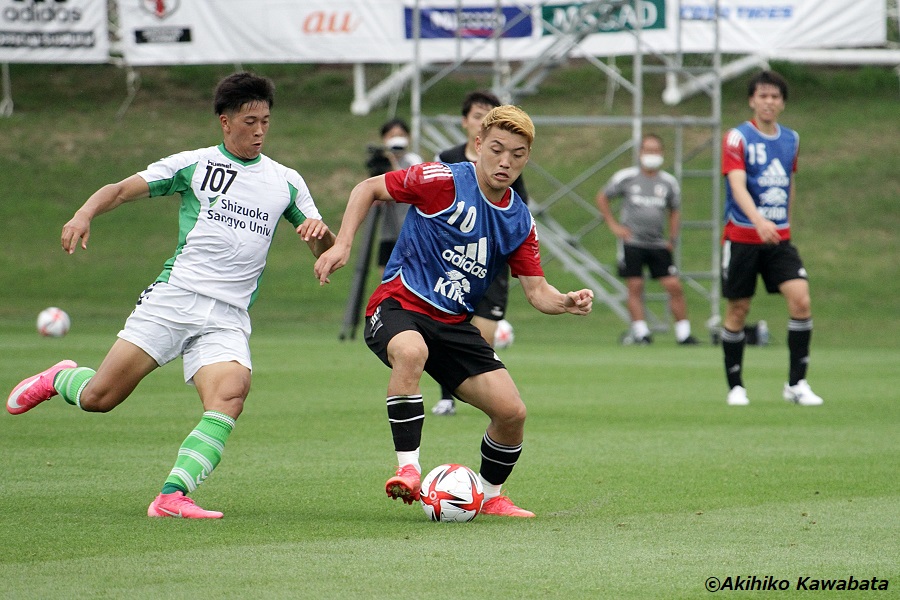 U 24日本代表 練習試合は完勝 酷暑 連戦の五輪本番へ重要な 調整 に サッカーキング