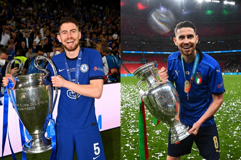 イタリア代表 ジョルジーニョ 8 EURO 2020 イタリア・ジョルジーニョ欧州選手権と欧州CLの同年Vは史上10