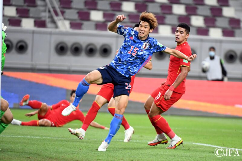 大迫勇也 日本に勝利をもたらした決勝弾は 純也と話していて その通りのボールが来た サッカーキング