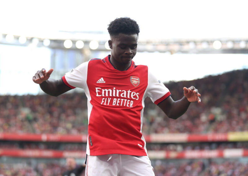 ユーヴェ アトレティコがアーセナルfwサカに興味 移籍金は64億円以上か サッカーキング