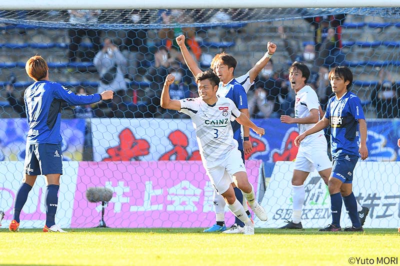 畑尾の“執念ヘッド”で群馬が敵地で勝ち点1獲得…J2残留へ「サポーターに結果で恩返しを」