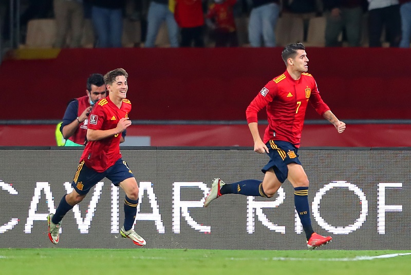 スペイン、12大会連続のW杯出場が決定！　終盤のモラタ弾でスウェーデン下す
