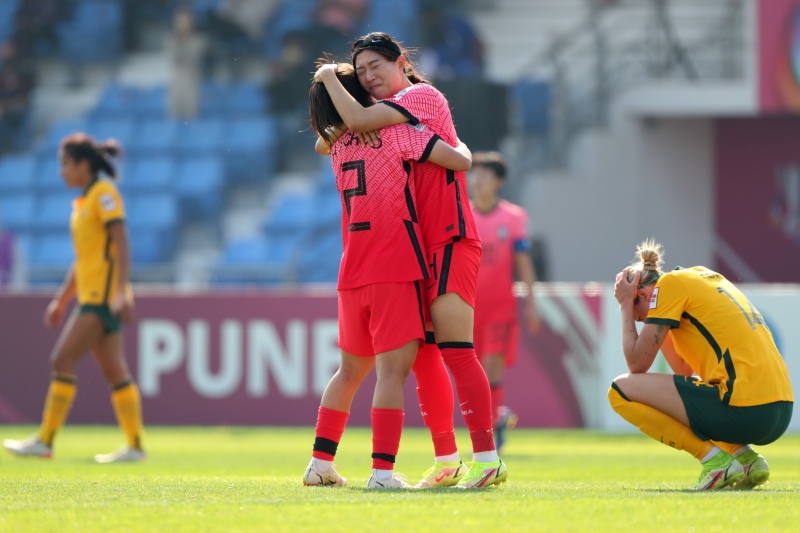 韓国女子 エースの豪快ミドルでオーストラリアを撃破 W杯出場決定 サッカーキング