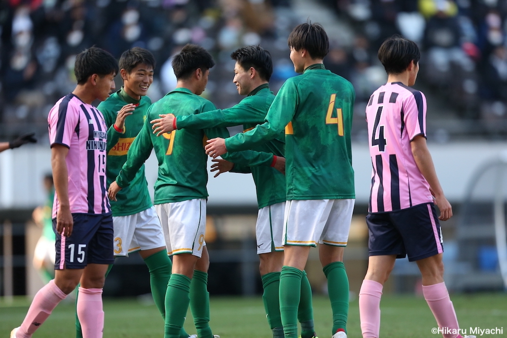 静岡学園、古川陽介の圧巻ドリブル弾など大量8ゴール！　宮崎日大に大勝で準々決勝進出