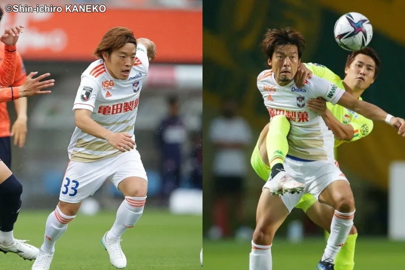 新潟、高木善朗＆鈴木孝司と契約更新「J1昇格のために」「もっともっとゴールを決めたい」