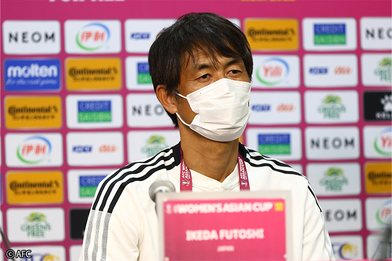 なでしこジャパンを率いる池田監督がアジアカップ準決勝の中国戦へ手応え「しっかり準備できた」