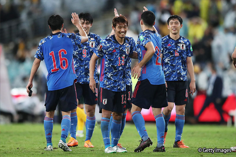 “川崎ライン”での決勝点を喜ぶ守田英正「うまく画が共有できて良かった」