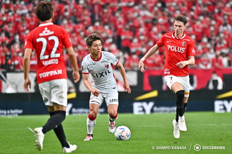 浦和が7試合連続ドロー…ショルツ弾で追いつくも逆転ならず、鹿島との熱戦は痛み分け