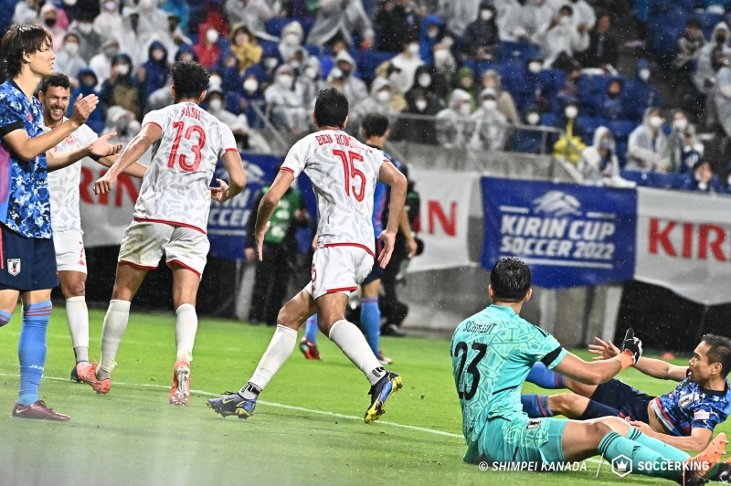 日本代表、W杯出場国のチュニジアに完敗…PKや連携ミスなど3失点