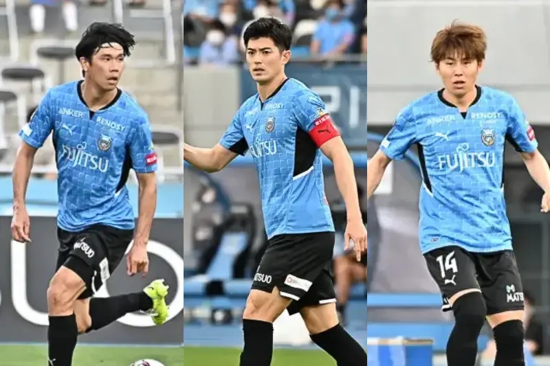 山根視来、谷口彰悟、脇坂泰斗