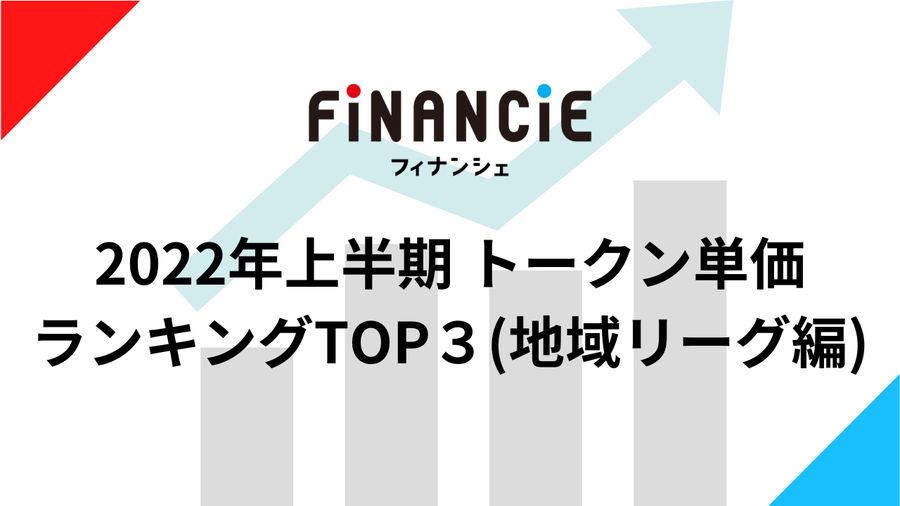 2022年上半期のトークン単価ランキングTOP3はどのクラブ？（地域リーグ編）