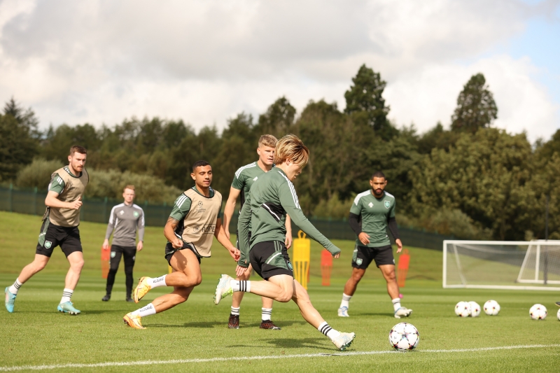 Celtic FC Training Session And Press Conference