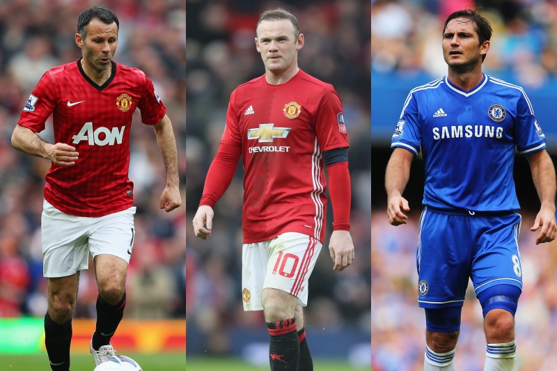 ギグス、ルーニー、ランパード