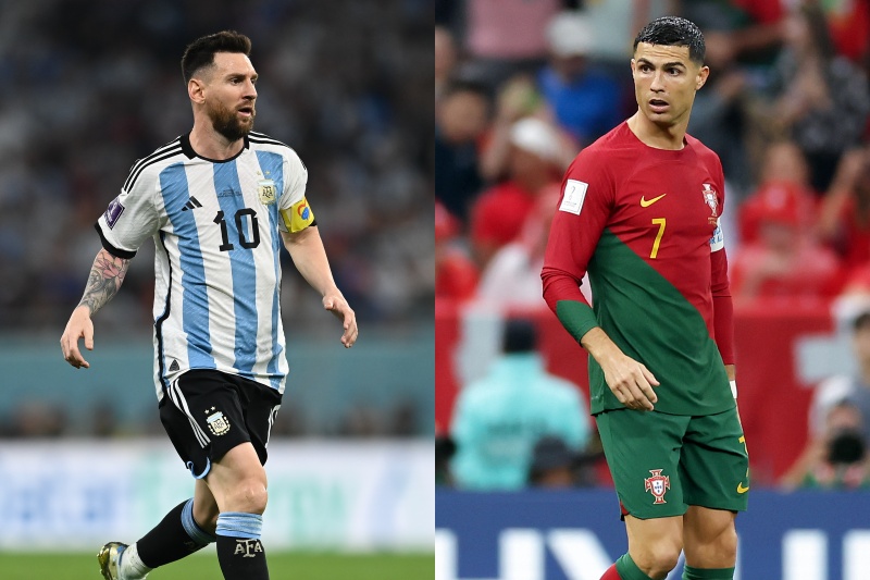 メッシ、ロナウド