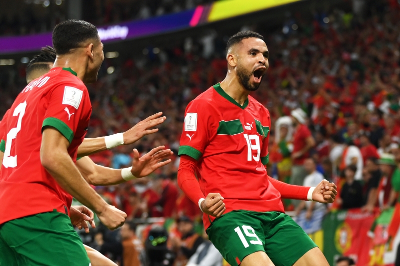 モロッコがアフリカ勢初のワールドカップ4強進出 退場者出すもポルトガルの猛追振り切る サッカーキング