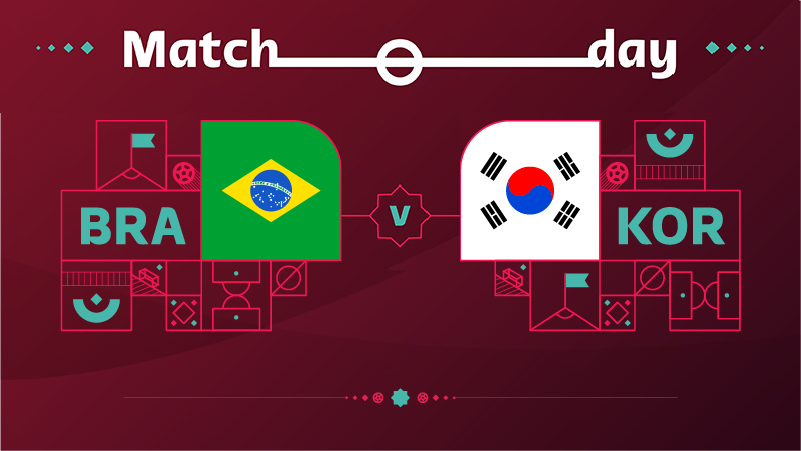【マッチスタッツ】ベスト16／ブラジル対韓国
