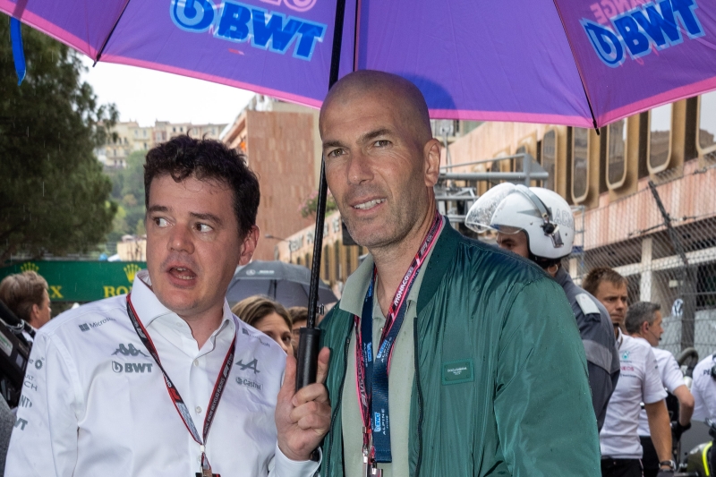 元フランス代表MFジダン氏、アルピーヌF1のアンバサダーに就任
