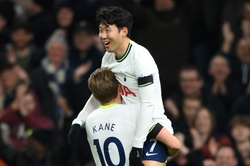 ソン・フンミン、ケイン