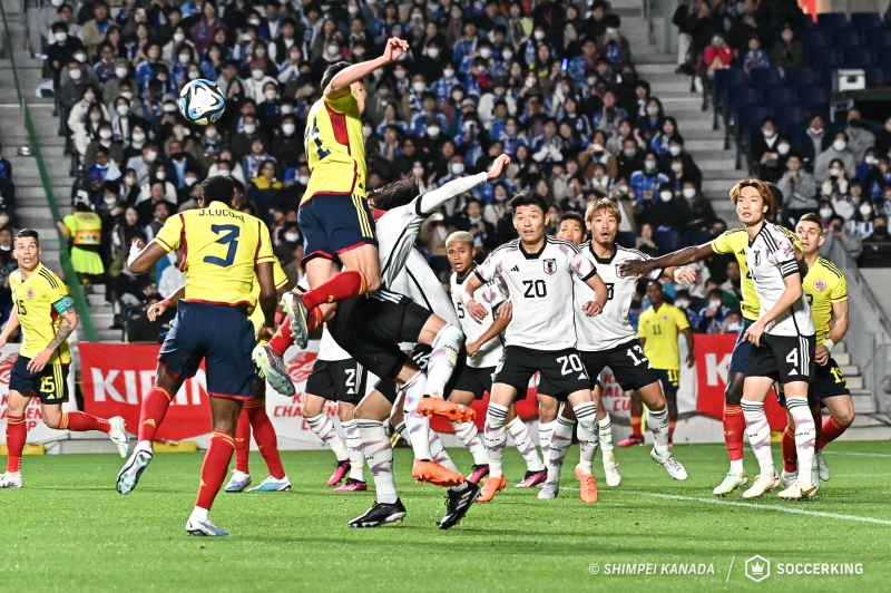 日本代表、コロンビア代表