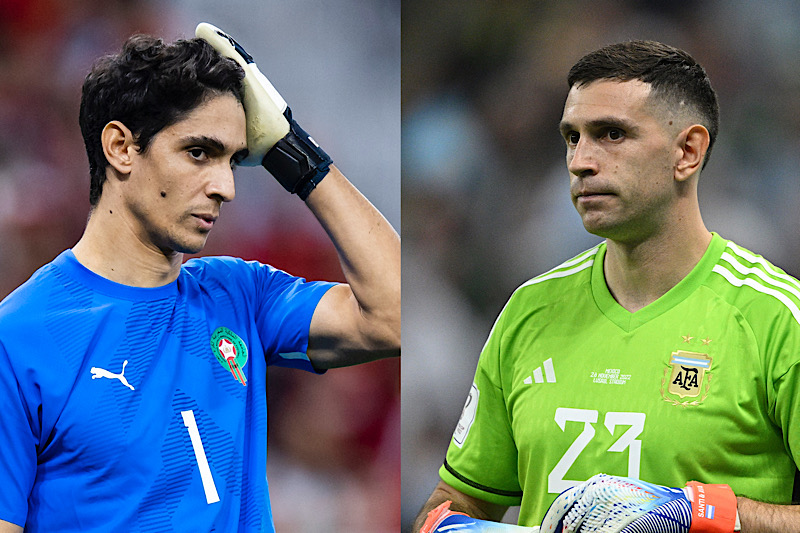 モロッコ代表GKボノ、FIFA最優秀GK賞を受賞したE・マルティネスを祝福「W杯で決定的な働き」