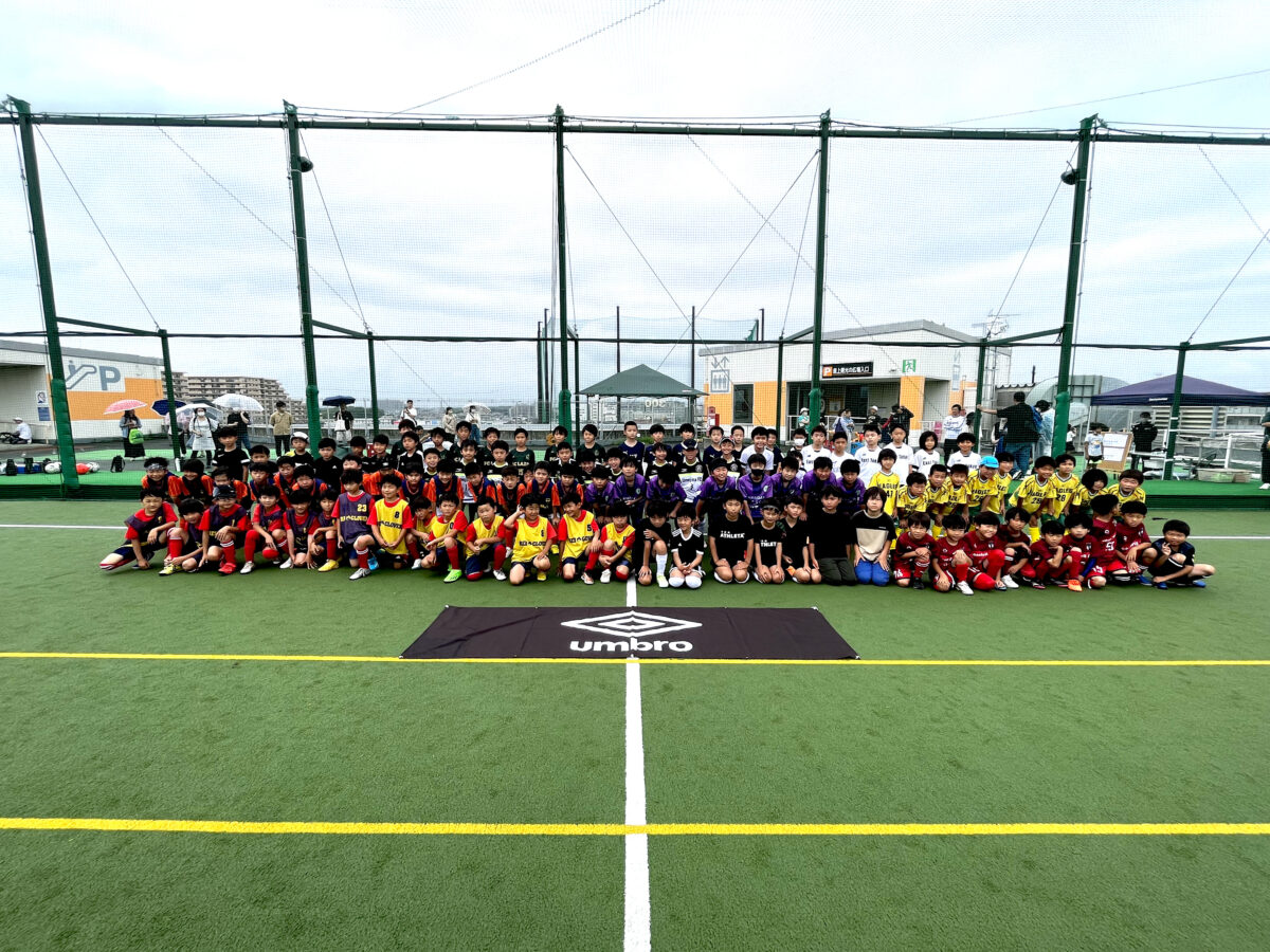 Sportivo船橋でUMBRO CUPを開催！ 小雨に負けず子どもたちがヘディングチャレンジに挑む