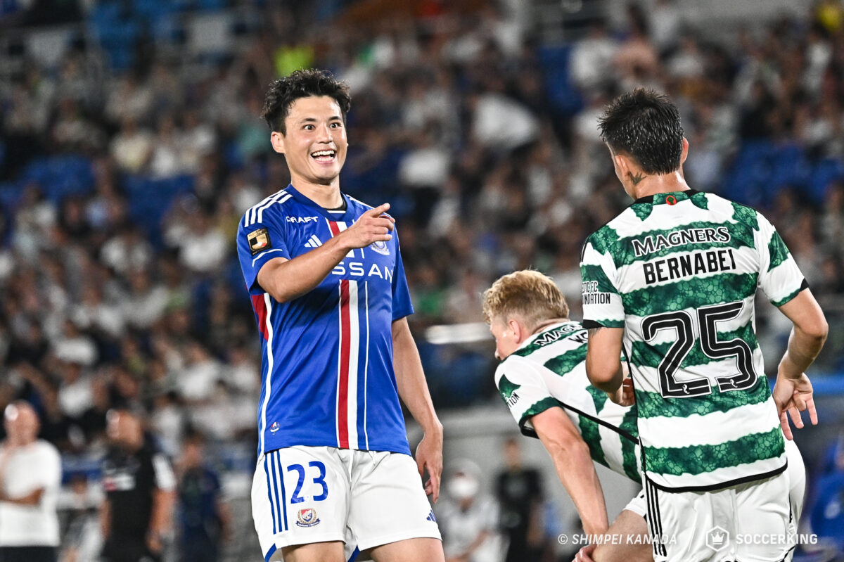 “J1王者”横浜FMが計10ゴールの撃ち合いを制す！　セルティックの前田大然は古巣相手に前半でハットトリック達成