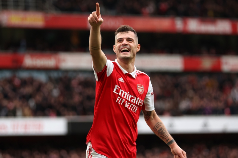 18-19シーズン着用アーセナル ジャカ選手 18-19シーズン着用アーセナル