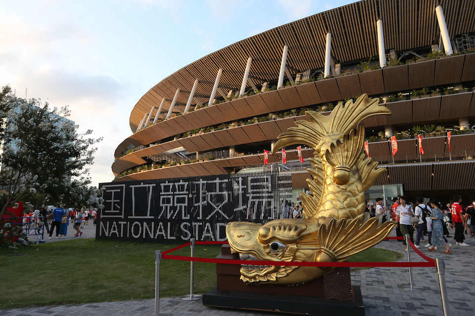 テーマは“めざせ天下統一、鯱祭り”。国立競技場で開催されたグランパスの「鯱の大祭典」に密着！