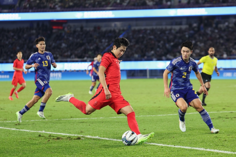 U－22日本代表、U－24韓国代表
