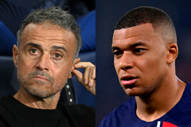 ルイス・エンリケ、キリアン・エンバペ