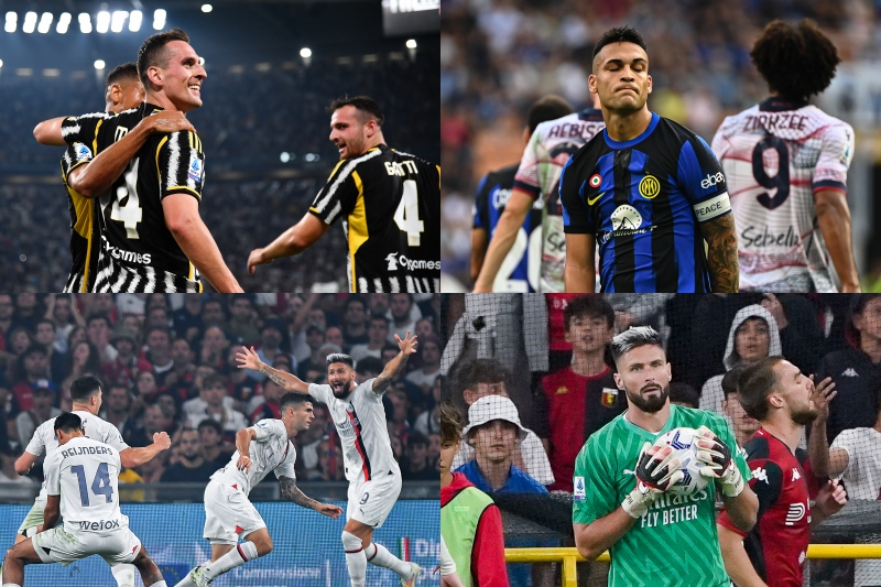 ミランが首位浮上！　“GKジルー”の活躍で4連勝…ユーヴェはトリノ・ダービー制す／セリエA第8節