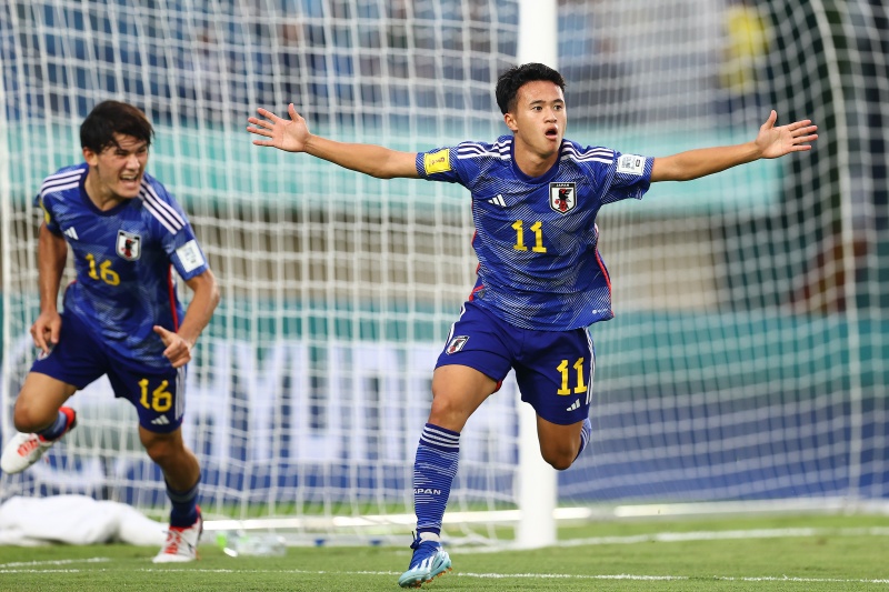 U－17日本代表の高岡伶颯