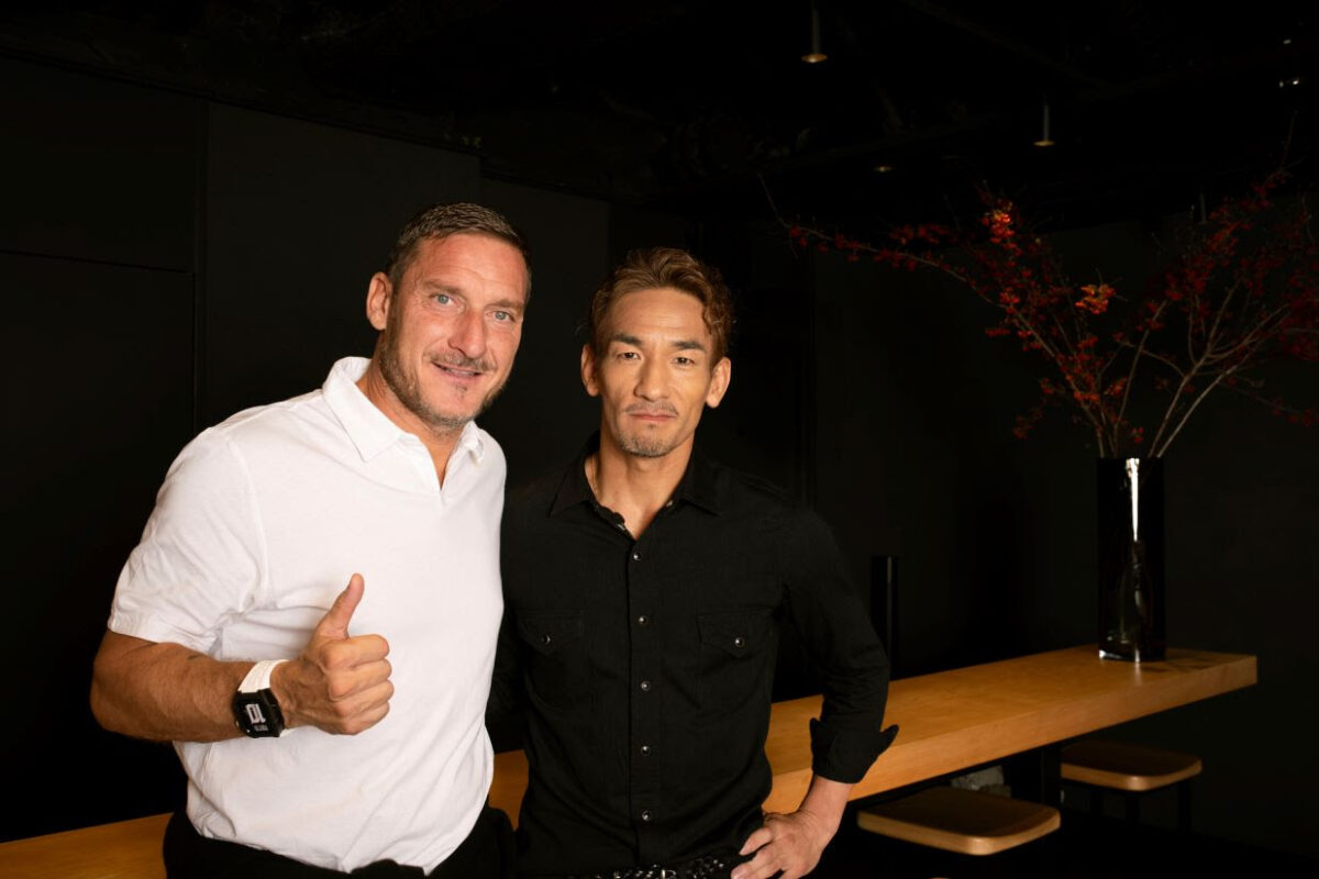DAZN、『22 Years 中田英寿 x トッティ』を11月10日から配信…インタビュアーは北川義隆アナ