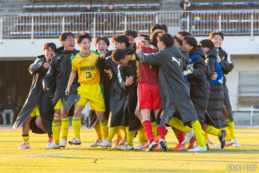 【写真ギャラリー】2023.12.29 第102回全国高校サッカー選手権大会 1回戦 北海 1－1（PK 6－5） 大手前高松