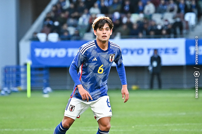日本代表MF佐野海舟