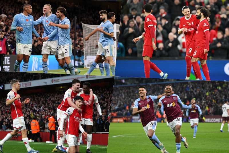 プレミアリーグの上位クラブ