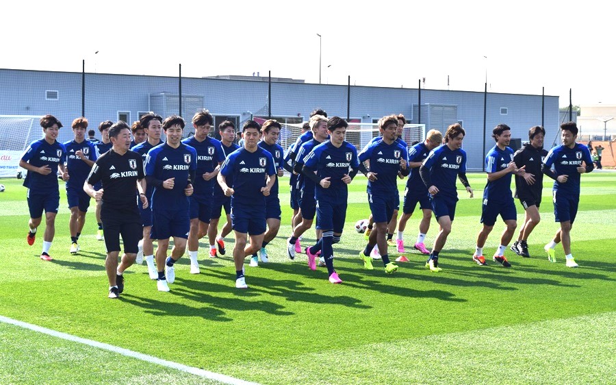 板倉合流で日本代表26名全員が集合　久保、三笘、冨安が別メニュー