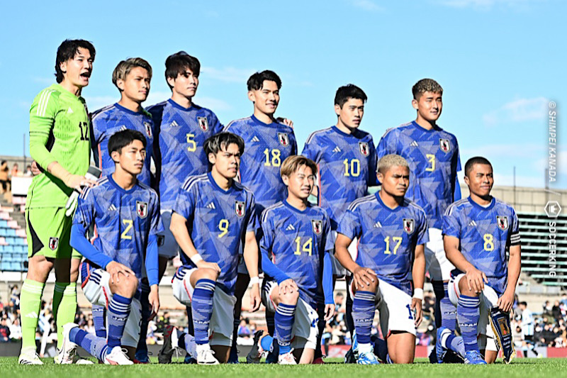 U-23日本代表の集合写真