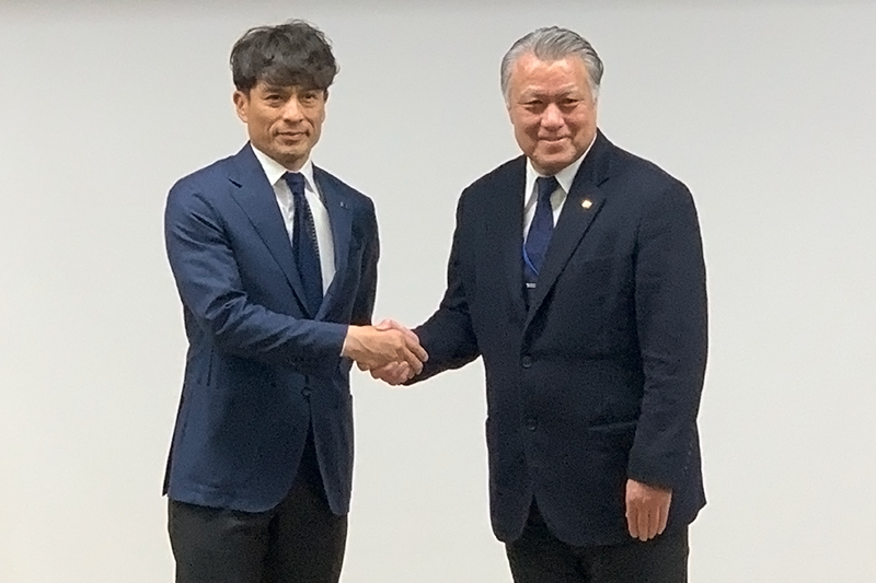 宮本恒靖氏　田嶋幸三氏