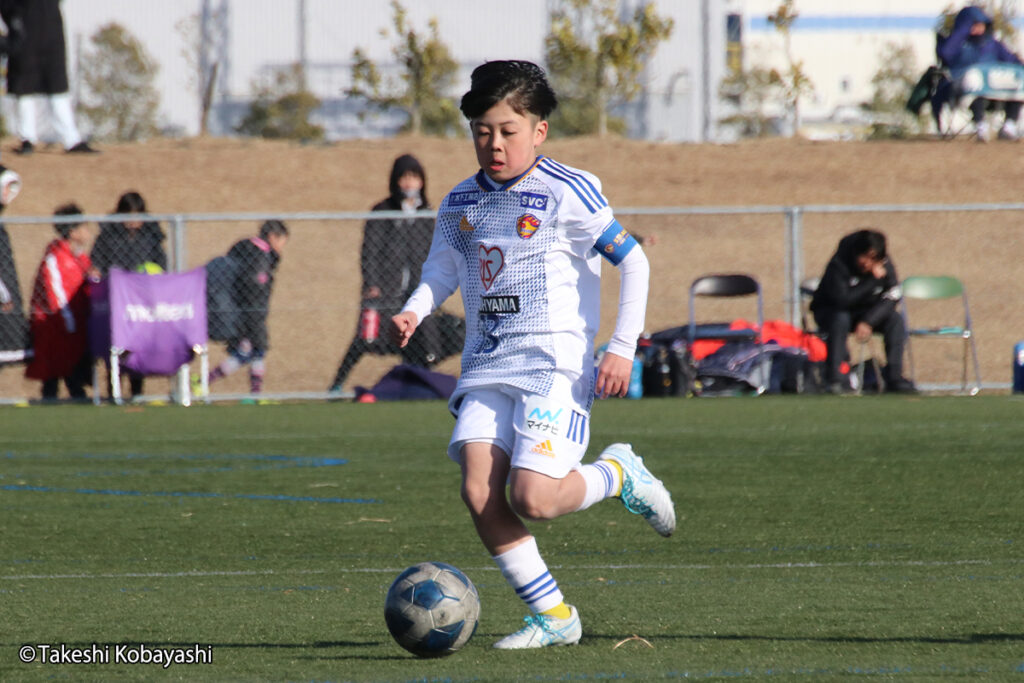 ベガルタ仙台ジュニアのキャプテンの1人庄司瑞人は多くの決定機を演出した