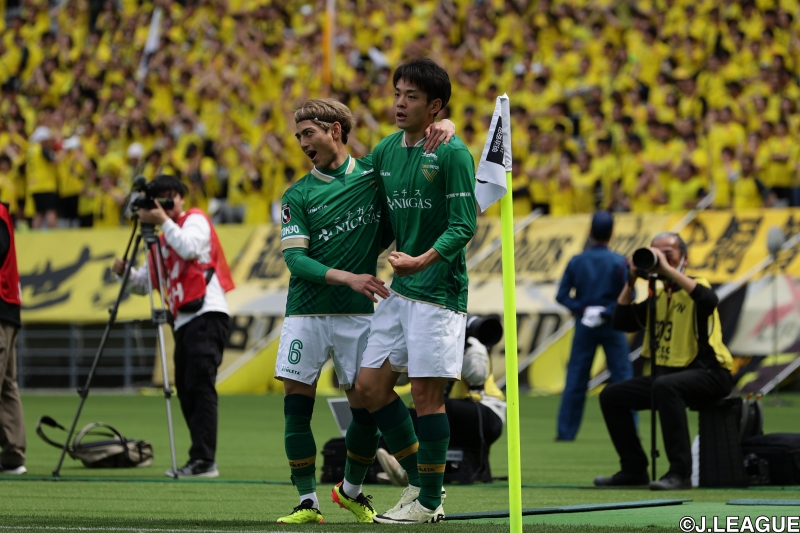 東京V、連勝逃す　U23日本代表MF山田楓喜が見事な先制弾も…柏に追いつかれる
