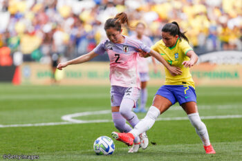 なでしこジャパンは、昨年末にもサンパウロでブラジル女子代表と対戦