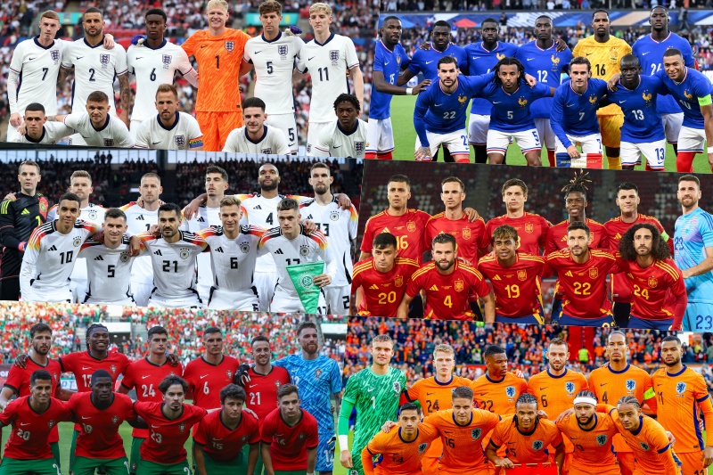 EURO2024優勝候補に数えられる国々