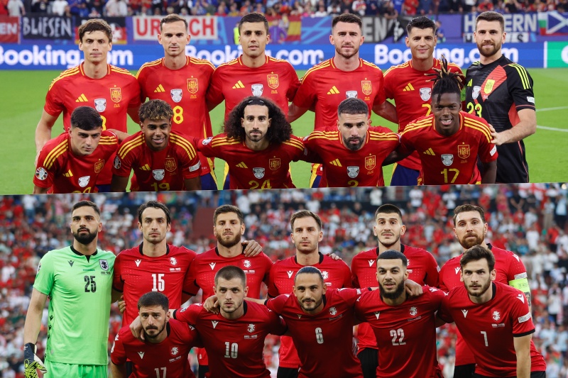 スペイン代表vsジョージア代表