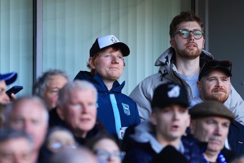 エド・シーラン氏、プレミア昇格組イプスウィッチの少数株を取得