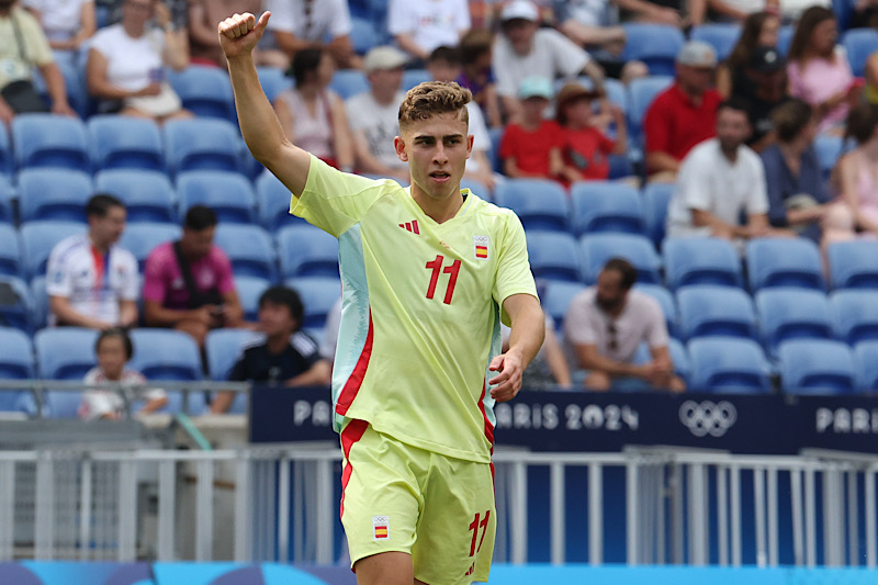 日本の“夢を砕いた2発”…U23スペイン代表MFフェルミン「右利きだけど、両足で打つことを心がけている」