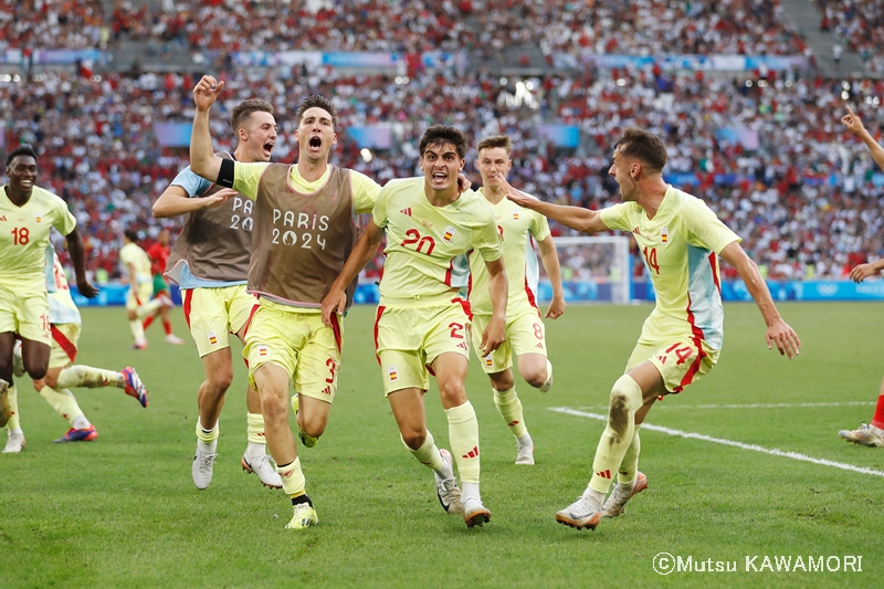 【写真ギャラリー】2024.8.5 パリオリンピック2024準決勝 U-23モロッコ代表 1－2 U-23スペイン代表