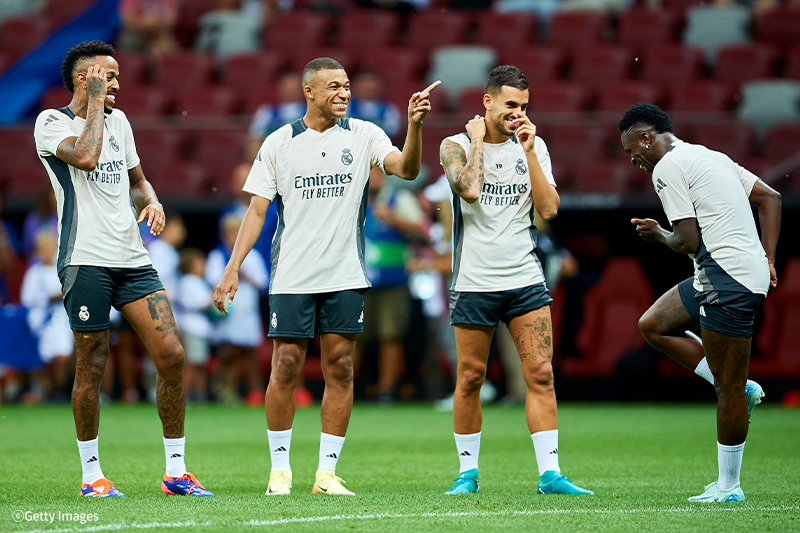 Practice day before Real Madrid