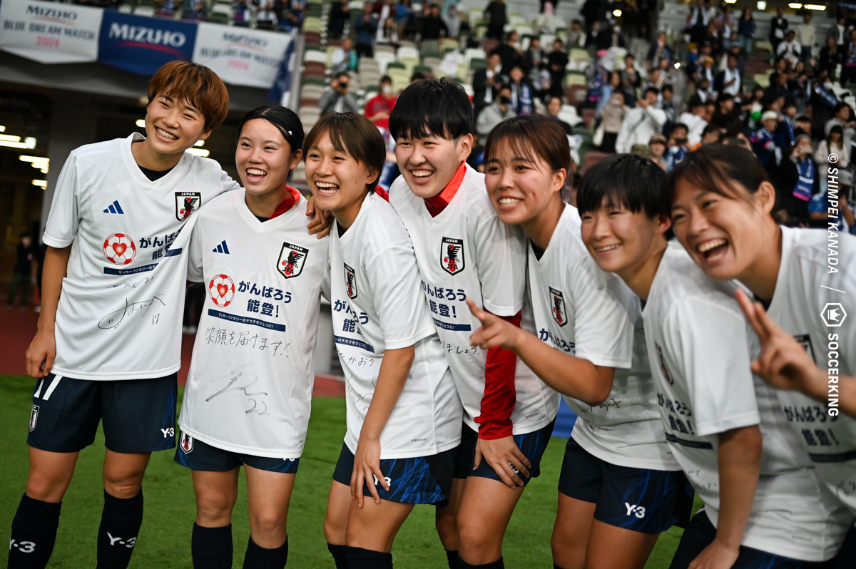 【写真ギャラリー】2024.10.26 MIZUHO BLUE DREAM MATCH 2024 なでしこジャパン（日本女子代表）4－0 韓国女子代表